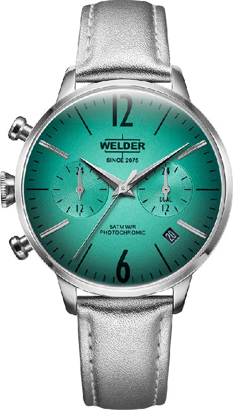 women's mechanical watches with scratch-resistant design -Welder Watch Moody Dual Time women's mechanical watches with scratch-resistant design -Welder Watch Moody Dual Time