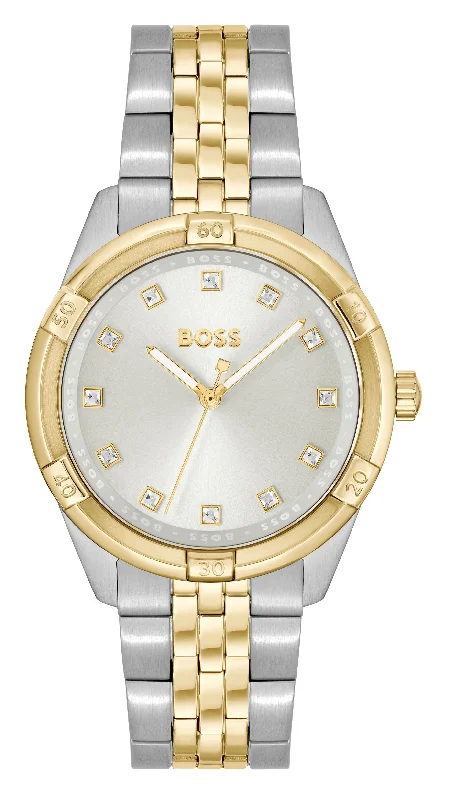 women's mechanical watches with mechanical design -Boss Rhea Ladies D