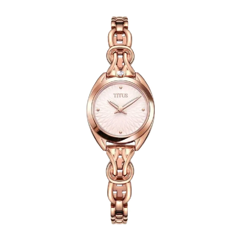 women's mechanical watches with vintage style -SOLVIL ET TITUS RING & KNOT W06-03133-002 2 HANDS QUARTZ WOMEN WATCH