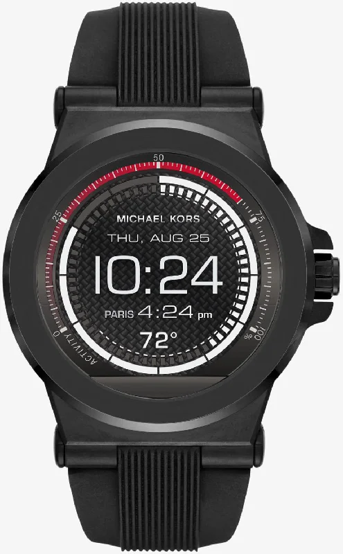 Smart Watches for Mens Dust Proof-Michael Kors Watch Access Dylan Silicone Smartwatch D Smart Watches for Mens Dust Proof-Michael Kors Watch Access Dylan Silicone Smartwatch D