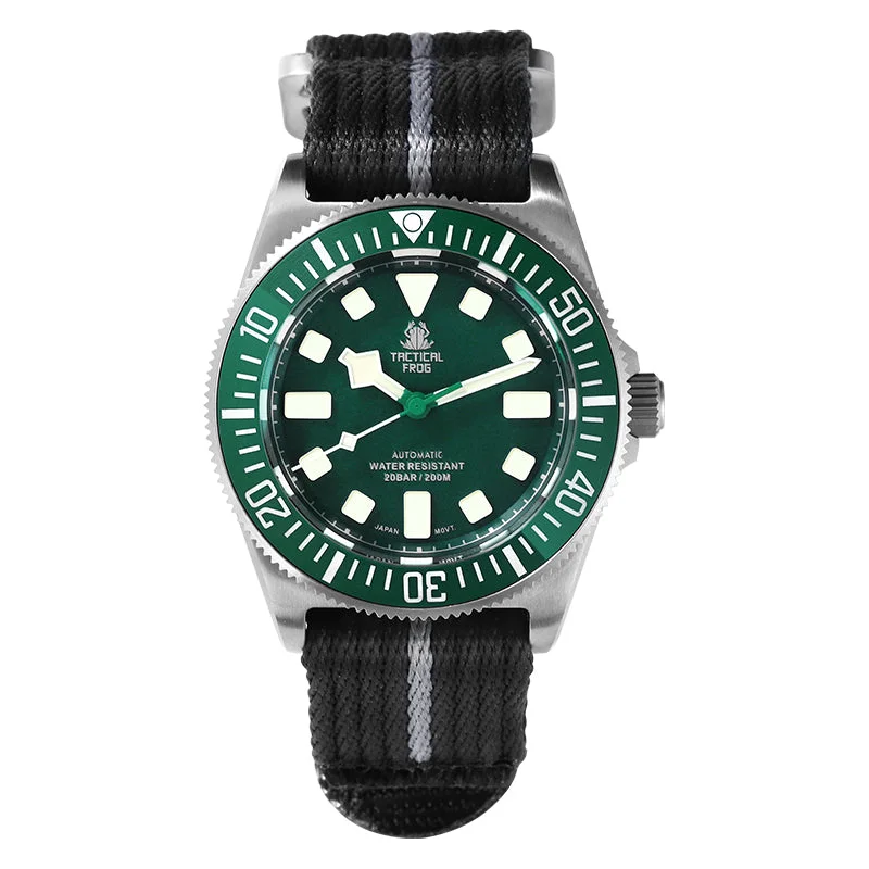 green dial -green bezel