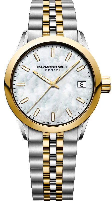 women's Raymond Weil monogram engraving watches -Raymond Weil Watch Freelancer