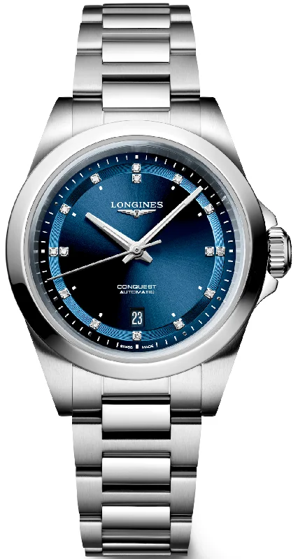 women's Longines with nylon straps -Longines Conquest Ladies