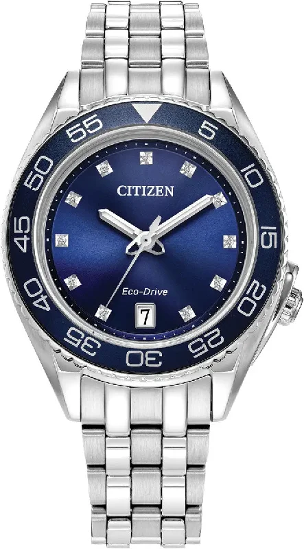 women's Citizen water-resistant watches -Citizen Diamond Ladies