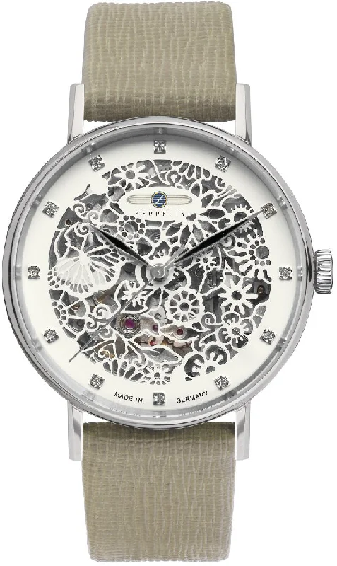 women's mechanical watches with vibration alert design -Zeppelin Princess of the Sky Ladies