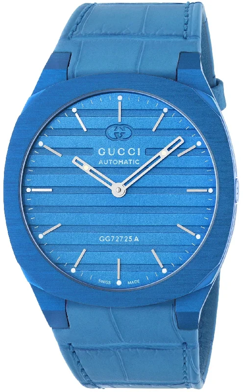 men's mechanical watches with alarm display -GUCCI 25H D