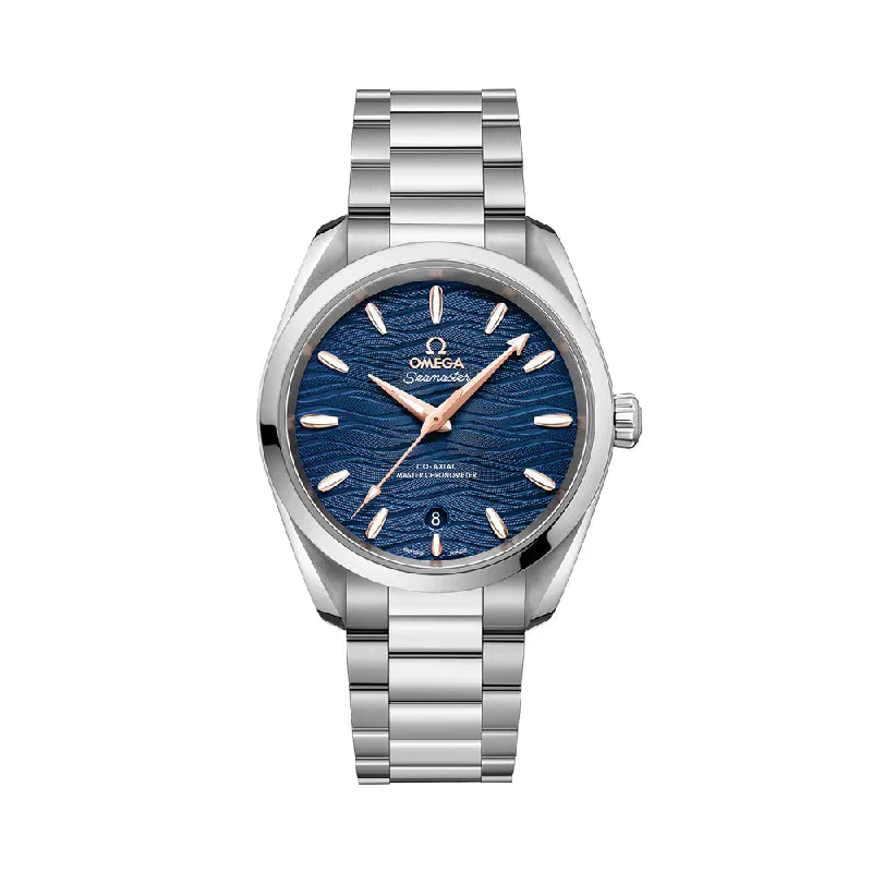 2024-trend dresswatches-Seamaster Aqua Terra 150M Master Chronometer 38mm - Blue on Bracelet