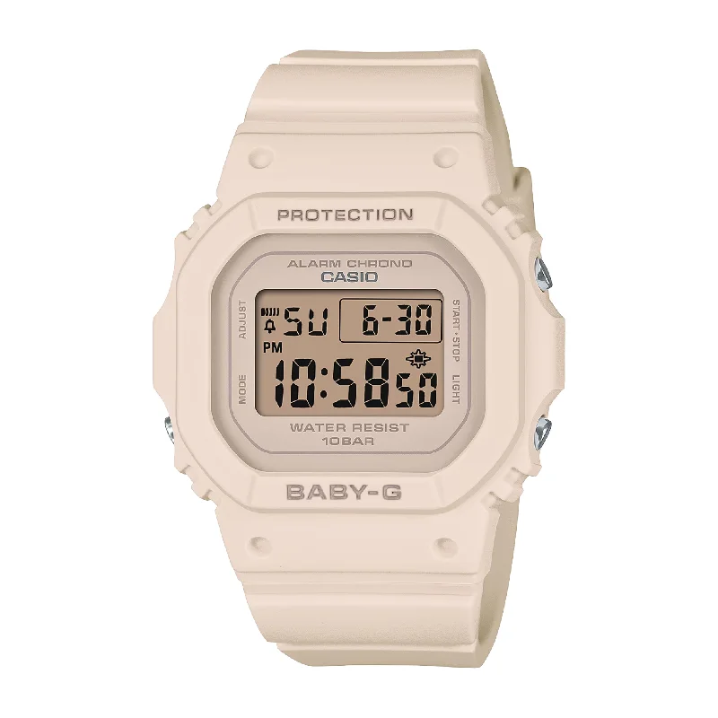 women's Casio for outdoor activities -CASIO BABY-G BGD-565U-4DR STANDARD DIGITAL BEIGE WATCH women's Casio for outdoor activities -CASIO BABY-G BGD-565U-4DR STANDARD DIGITAL BEIGE WATCH