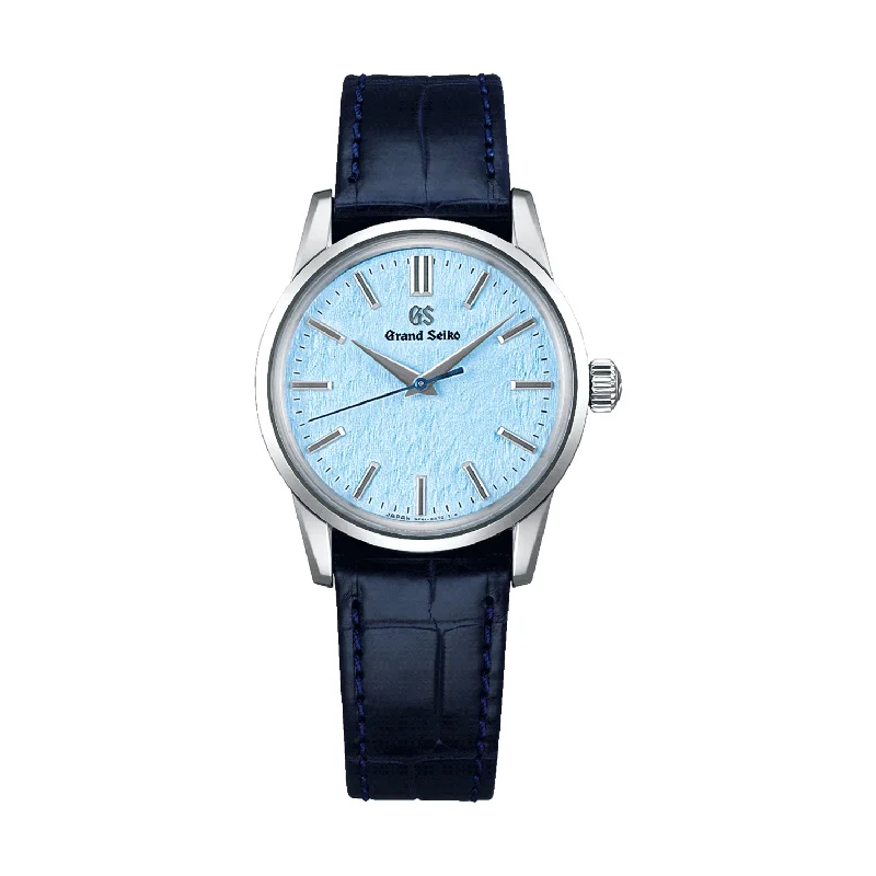 men's GMT watches with anniversary edition design -SBGX353 "Blue Snowflake" Elegance Quartz 34mm - Blue