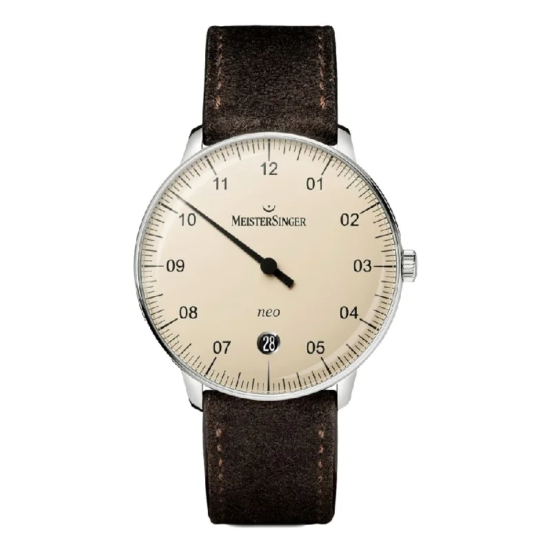 men's dive watches with bidirectional bezel -Neo Ivory Dial