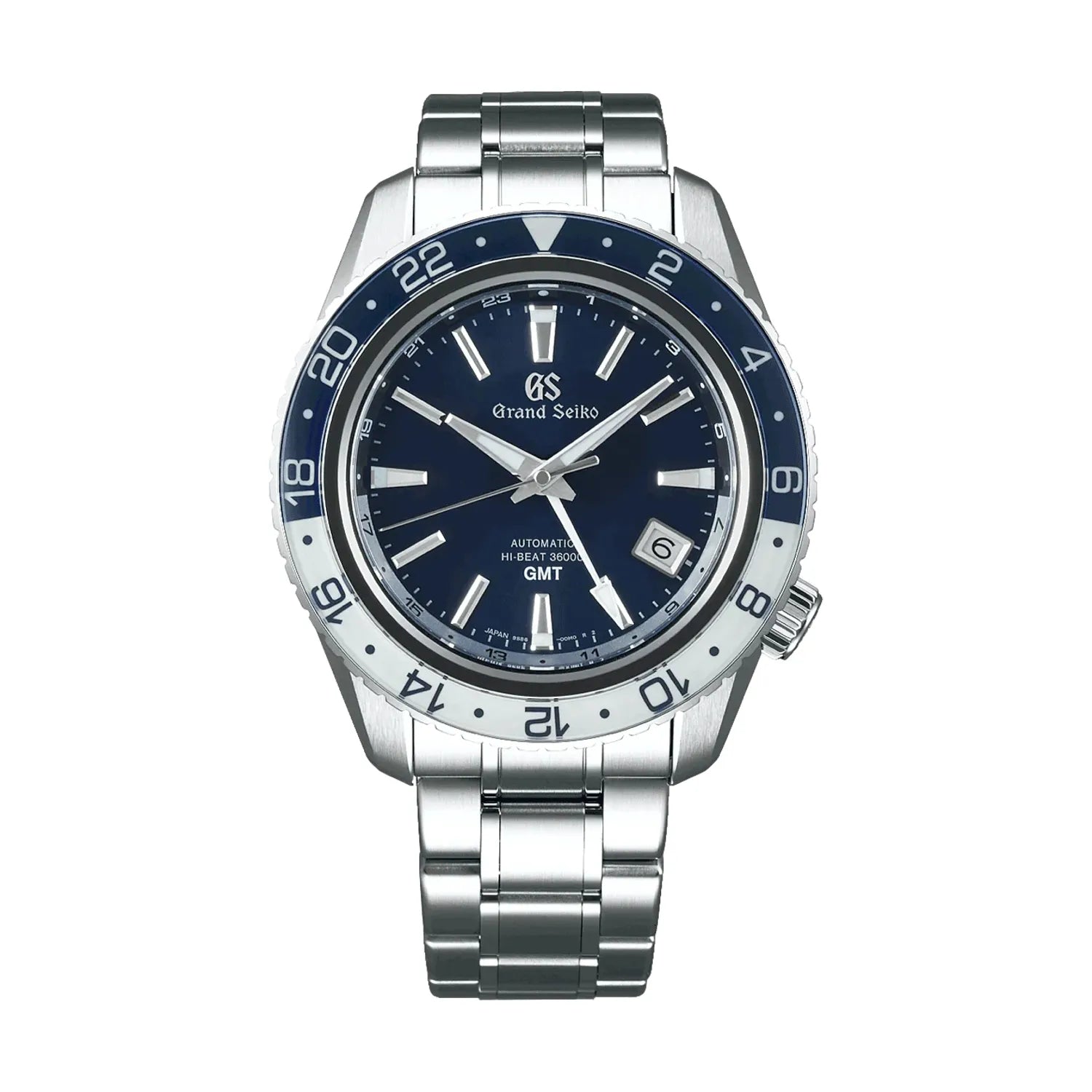 men's GMT watches with SuperLuminova design -SBGJ237 Sport Hi-Beat 36000 GMT 44.2mm - Blue