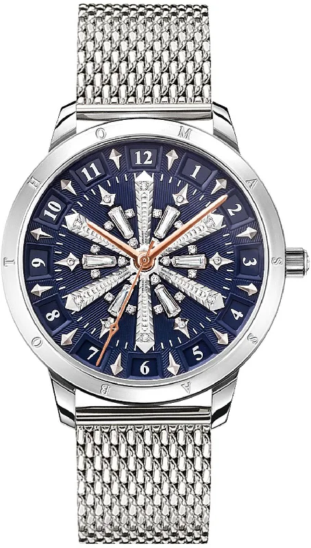 Thomas Sabo Snowflakes 3D Optics Blue Silver Ladies