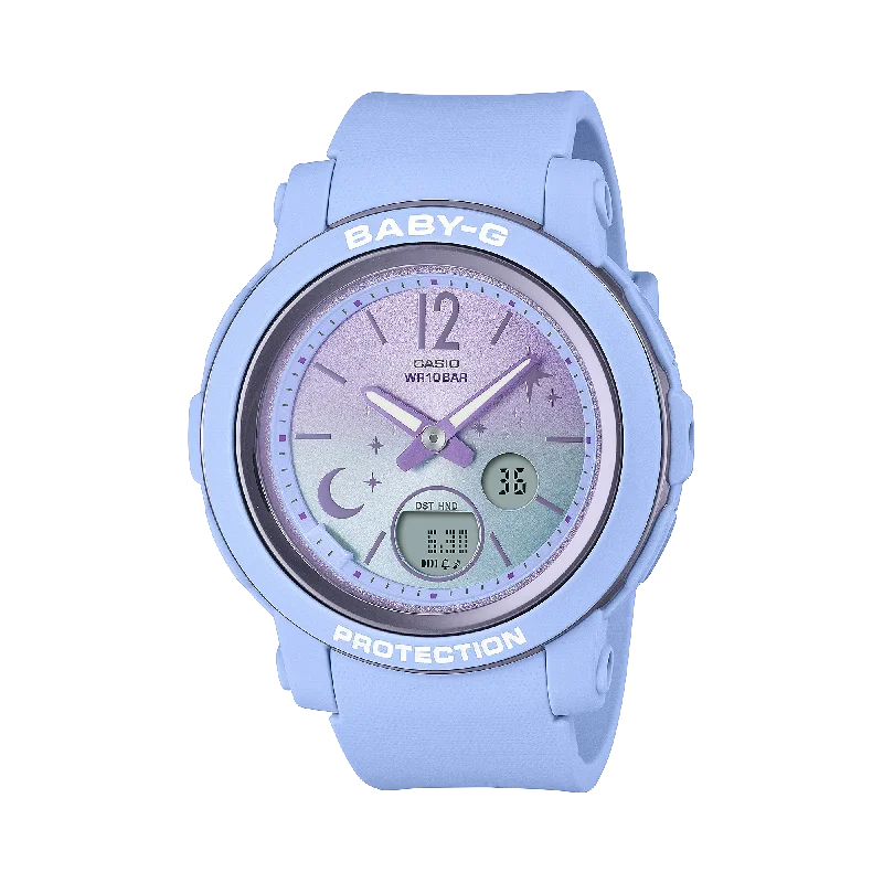 women's Casio G-SHOCK watches -CASIO BABY-G BGA-290DS-2ADR BLUE WOMEN WATCH