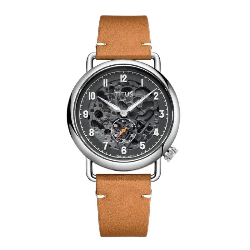 men's Seiko corrosion-resistant watches -SOLVIL ET TITUS CLASSIC W06-03299-002 3 HANDS AUTOMATIC MEN WATCH