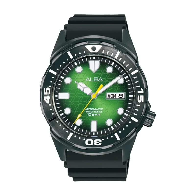 men's mechanical watches with anniversary edition design -ALBA AL4445X MECHANICAL MEN WATCH