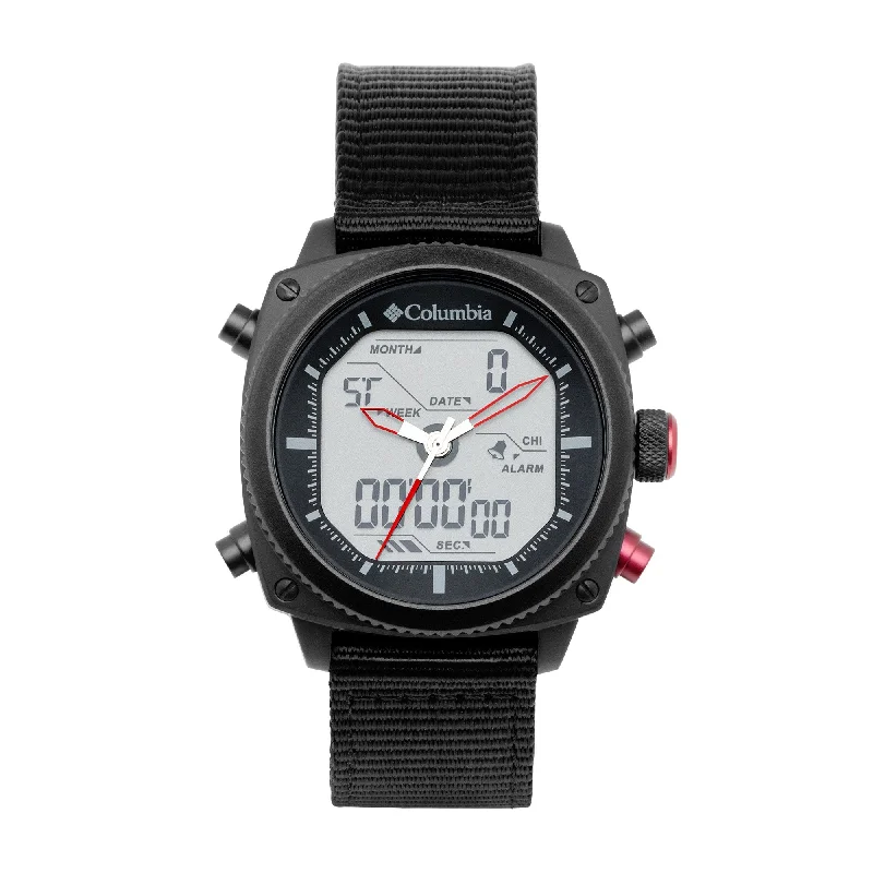 Unisex Occasional Style Watches-Columbia Black Ridge Runner Watch CSC05-003