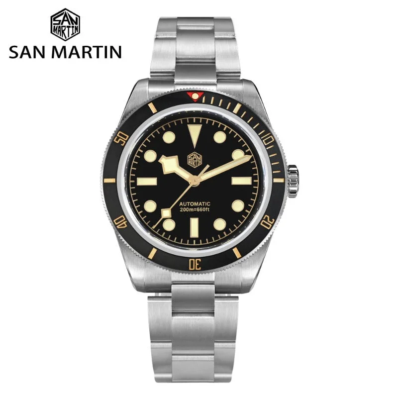 men's dive watches with minimalist design -★Spring Sale★Watchdives x San Martin 6200 BB58 Retro Watch SN004 V2