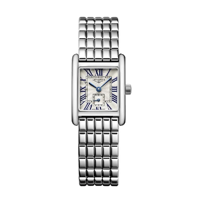 guilloché-pattern dress watches-Mini DolceVita on Bracelet