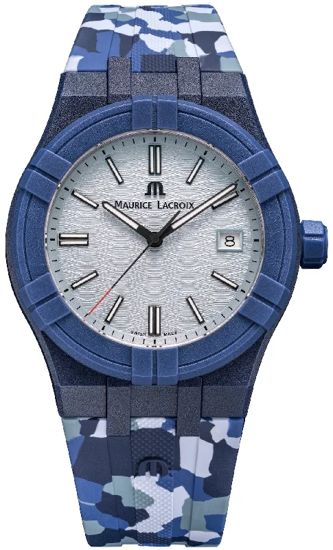 men's mechanical watches for casual wear -Maurice Lacroix Aikon Tide Camo D