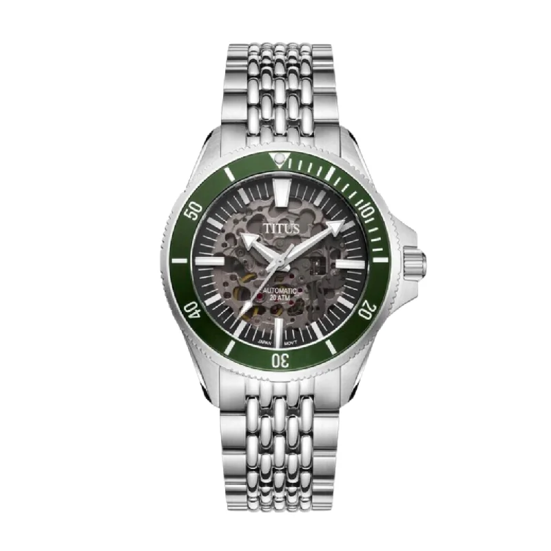 men's mechanical watches with ergonomic style design -SOLVIL ET TITUS VALOR W06-03296-004 3 HANDS SKELETON MECHANICAL MEN WATCH