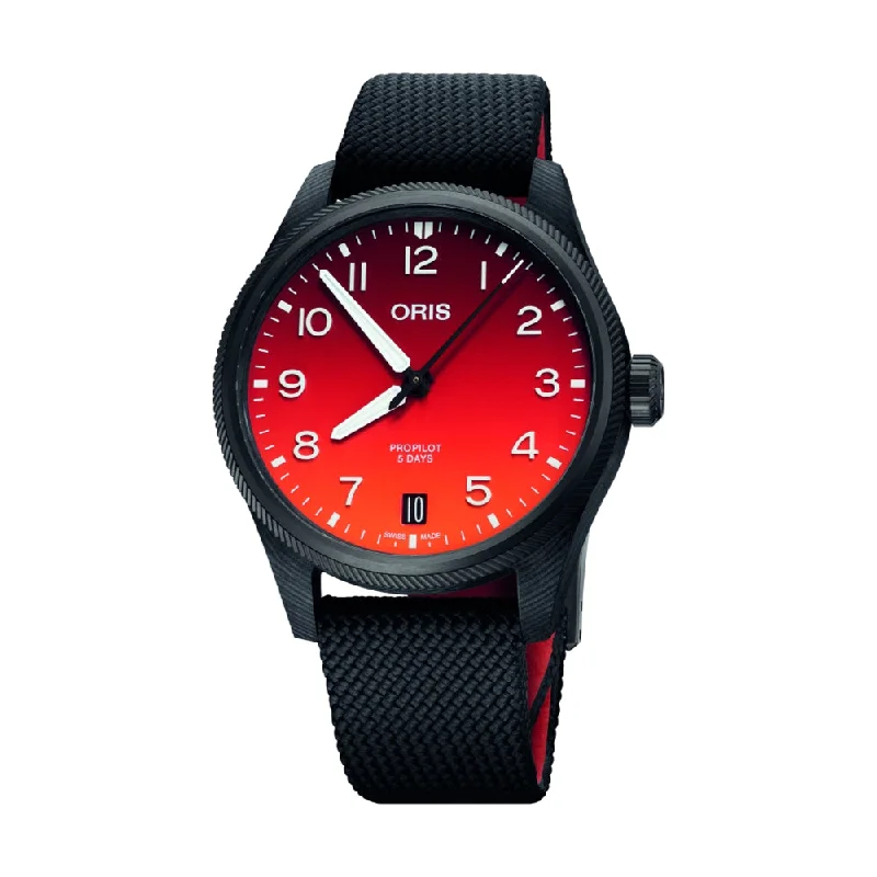 men's pilot watches with tide design -Coulson Limited Edition
