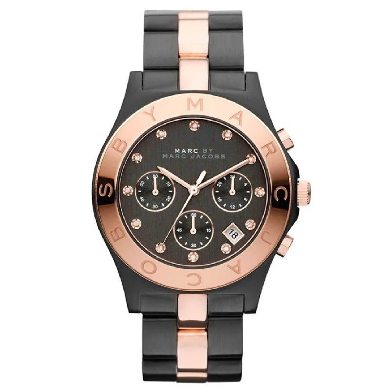 Men's Classic Dress Watches-Marc Jacobs MBM3180 Ladies Blade Black Watch