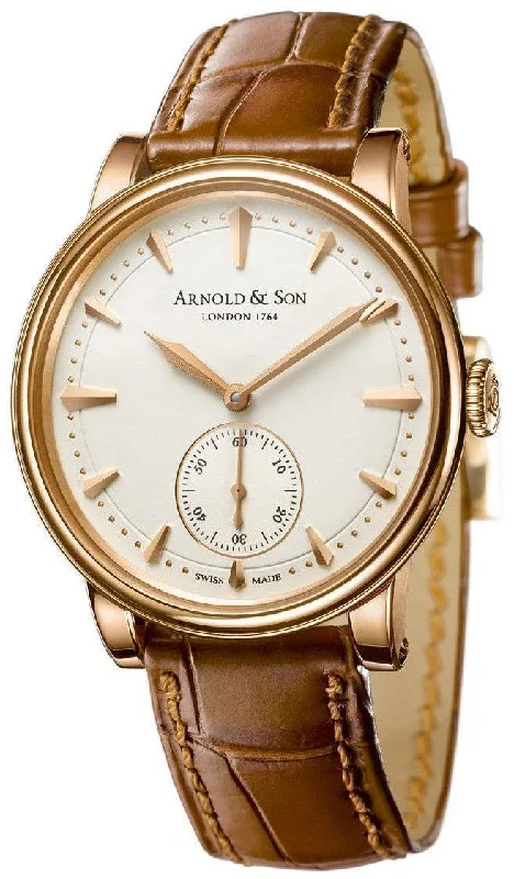 women's mechanical watches with leather straps -Arnold & Son Watch HMS Lady