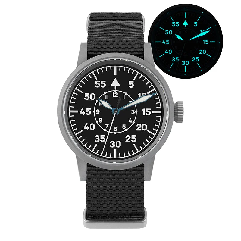 military style men's clothing for sale -Militado 37mm VH31 Pilot  Field Watch ML10
