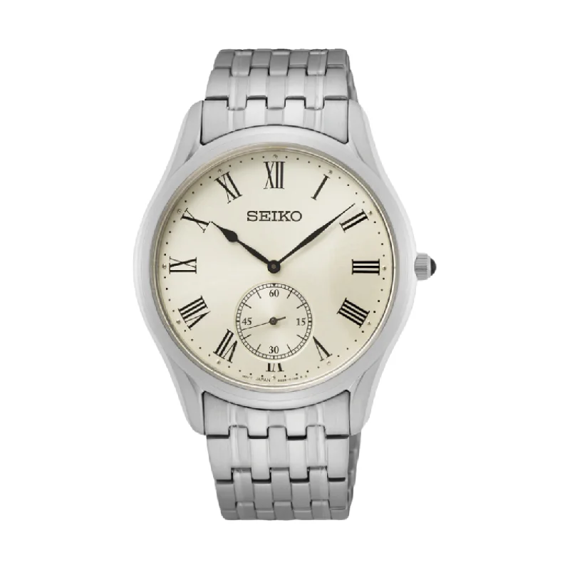 men's digital watches with tide display -SEIKO SRK047P1 QUARTZ ANALOG 3 HANDS MEN WATCH