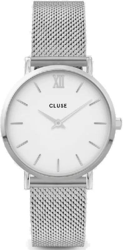 women's mechanical watches with stopwatch display -Cluse Minuit Ladies