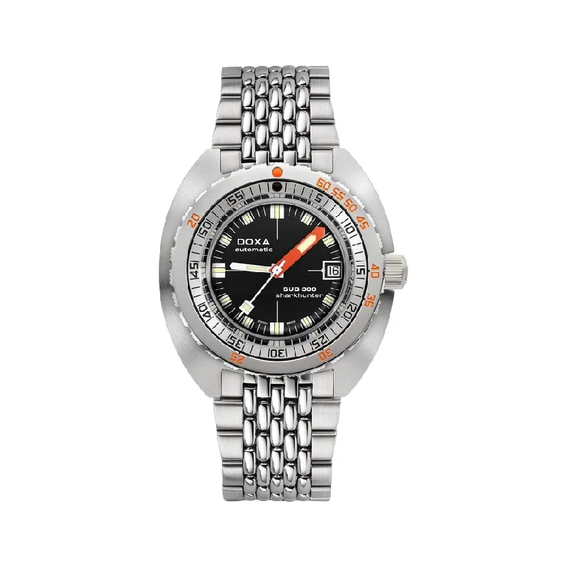 men's GMT watches with tide style design -Sub 300 Sharkhunter Black Dial on Bracelet, 42.5mm men's GMT watches with tide style design -Sub 300 Sharkhunter Black Dial on Bracelet, 42.5mm