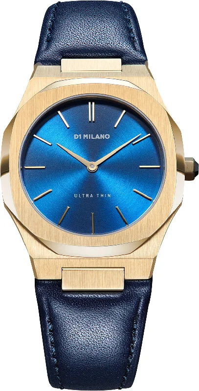women's mechanical watches with metal style straps for everyday wear -D1 Milano Watch Ultra Thin