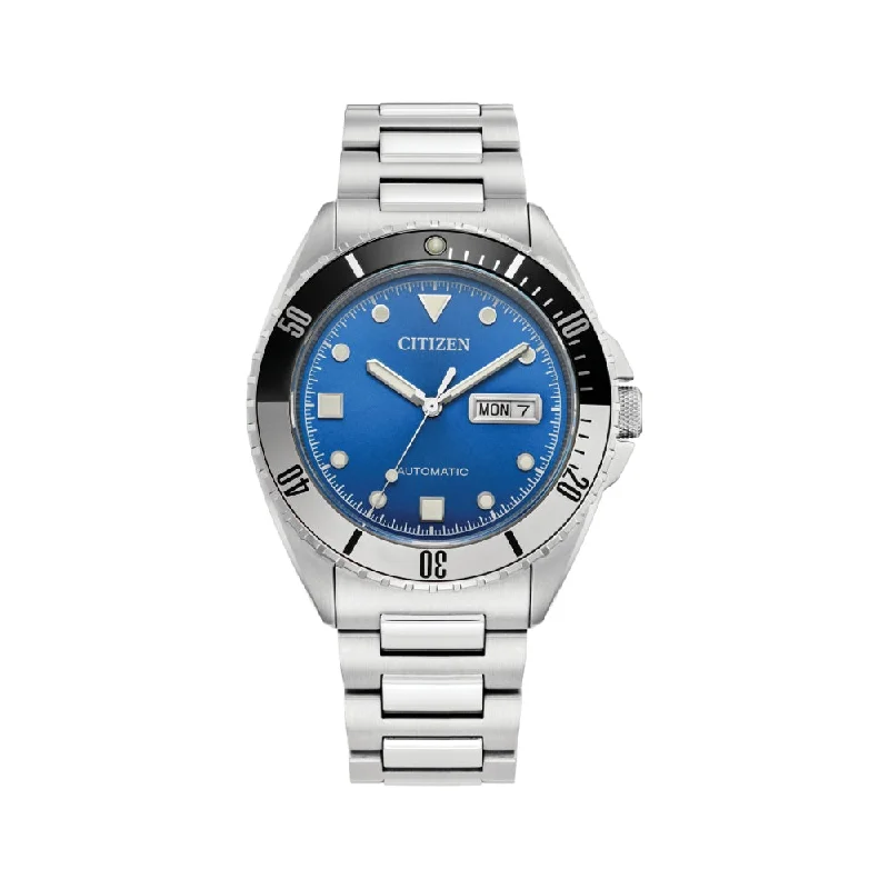 men's GMT watches with metal style straps -Sport Automatic Blue Dial, 42 mm