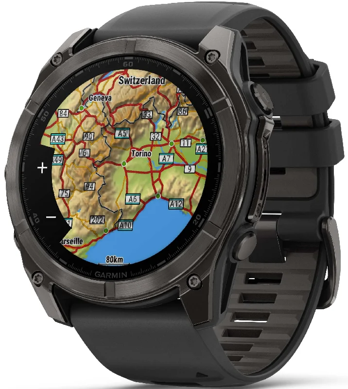 Smart Watches for Mens Fashionable-Garmin Fenix 8 51mm Sapphire AMOLED Carbon Grey DLC Titanium Black Smart Watches for Mens Fashionable-Garmin Fenix 8 51mm Sapphire AMOLED Carbon Grey DLC Titanium Black