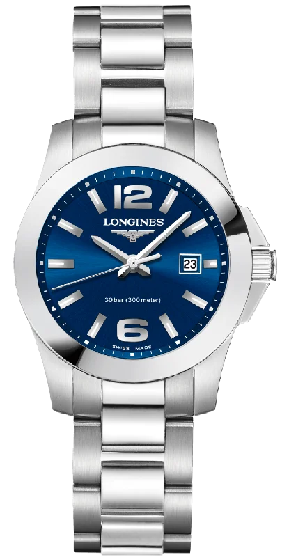 women's Longines with tool-free strap change style for ease -Longines Conquest Ladies women's Longines with tool-free strap change style for ease -Longines Conquest Ladies