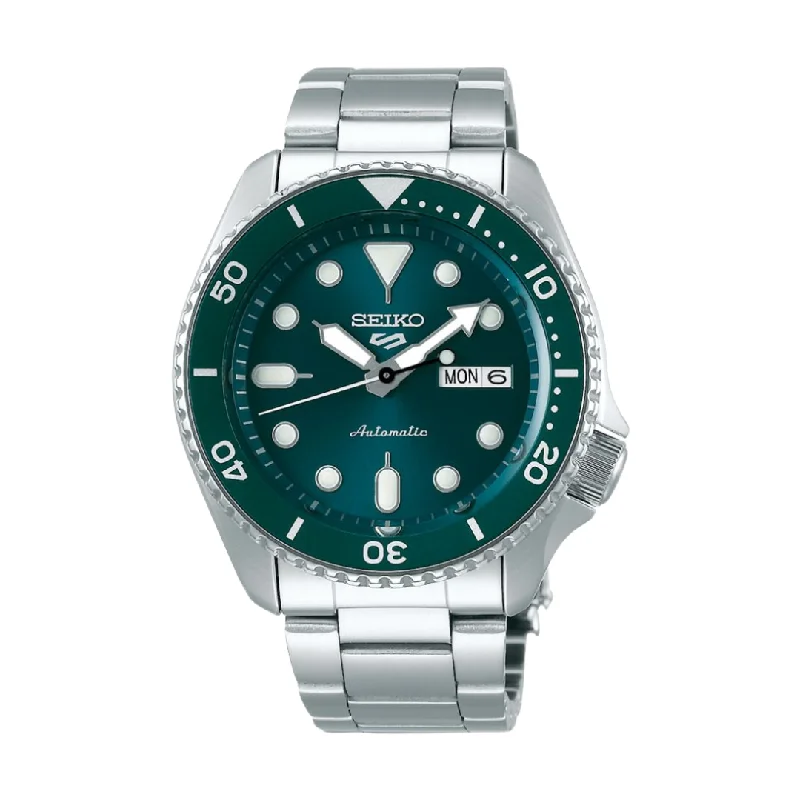 men's Seiko with dual time function -SEIKO 5 SPORTS SRPD61K1 AUTOMATIC MEN WATCH