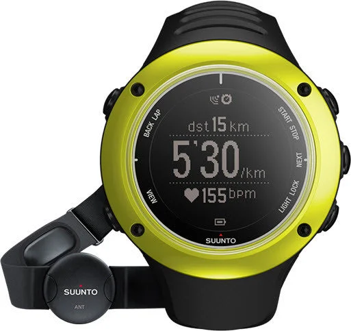 Smart Watches for Mens Fashion-Suunto Watch Ambit2 S Lime (HR) D