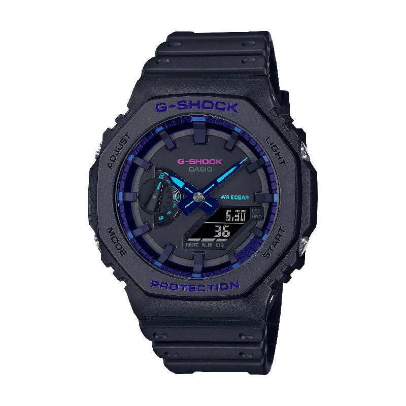 men's Cartier scratch-resistant design watches -CASIO G-SHOCK GA-2100VB-1ADR SPECIAL COLOUR MODELS BLACK WATCH men's Cartier scratch-resistant design watches -CASIO G-SHOCK GA-2100VB-1ADR SPECIAL COLOUR MODELS BLACK WATCH
