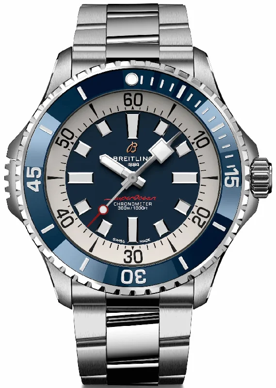 men's mechanical watches with day display -Breitling Superocean Automatic 46