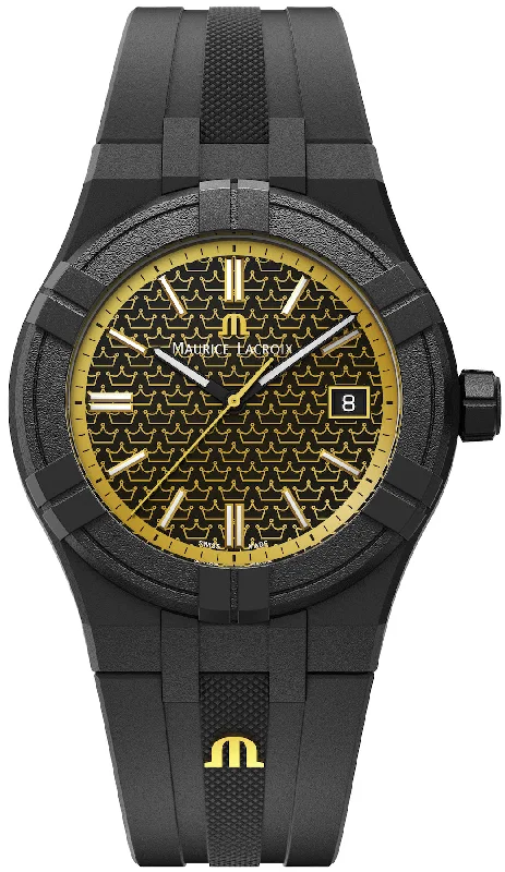men's mechanical watches with triple time zone design -Maurice Lacroix Aikon Tide KOTC D men's mechanical watches with triple time zone design -Maurice Lacroix Aikon Tide KOTC D