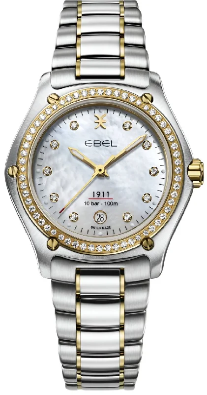 Ebel women's watches with exhibition case back-​Ebel 1911 Ladies