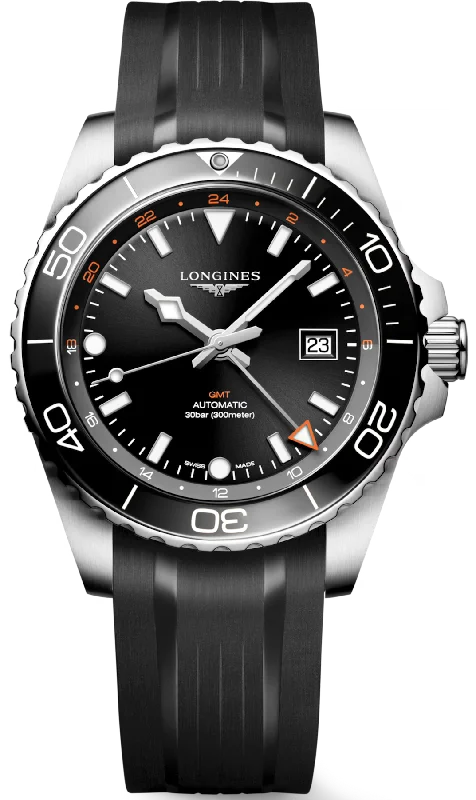 men's mechanical watches with anniversary edition design -Longines HydroConquest GMT Mens men's mechanical watches with anniversary edition design -Longines HydroConquest GMT Mens