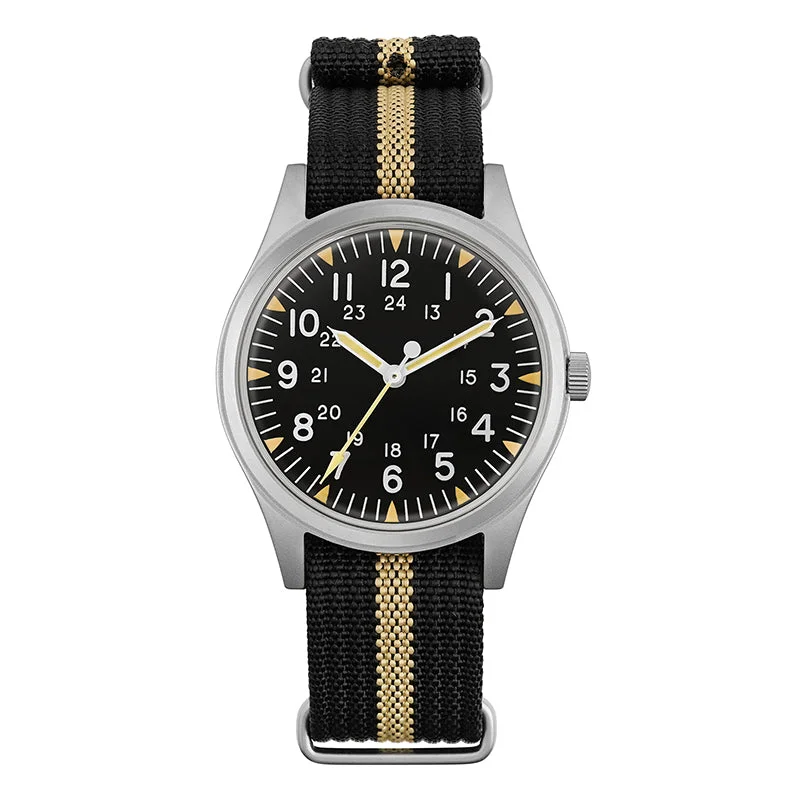 men's pilot watches with anti-reflective design -★Spring Sale★Militado VH31 36mm Field Watch ML07 men's pilot watches with anti-reflective design -★Spring Sale★Militado VH31 36mm Field Watch ML07