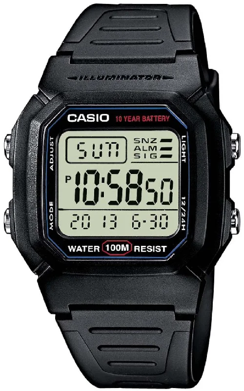 men's Cartier sleek design watches -Casio W-800 Mens