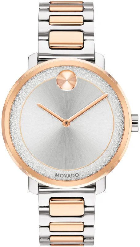 women's mechanical watches with moon phase display function -Movado Watch Bold Ladies