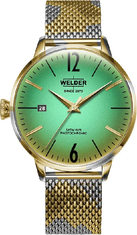 women's mechanical watches with date magnifier design -Welder Watch Moody