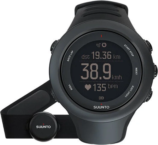 Smart Watches for Mens Light Sleep Tracking-Suunto Watch Ambit3 Sports Black (HR) D