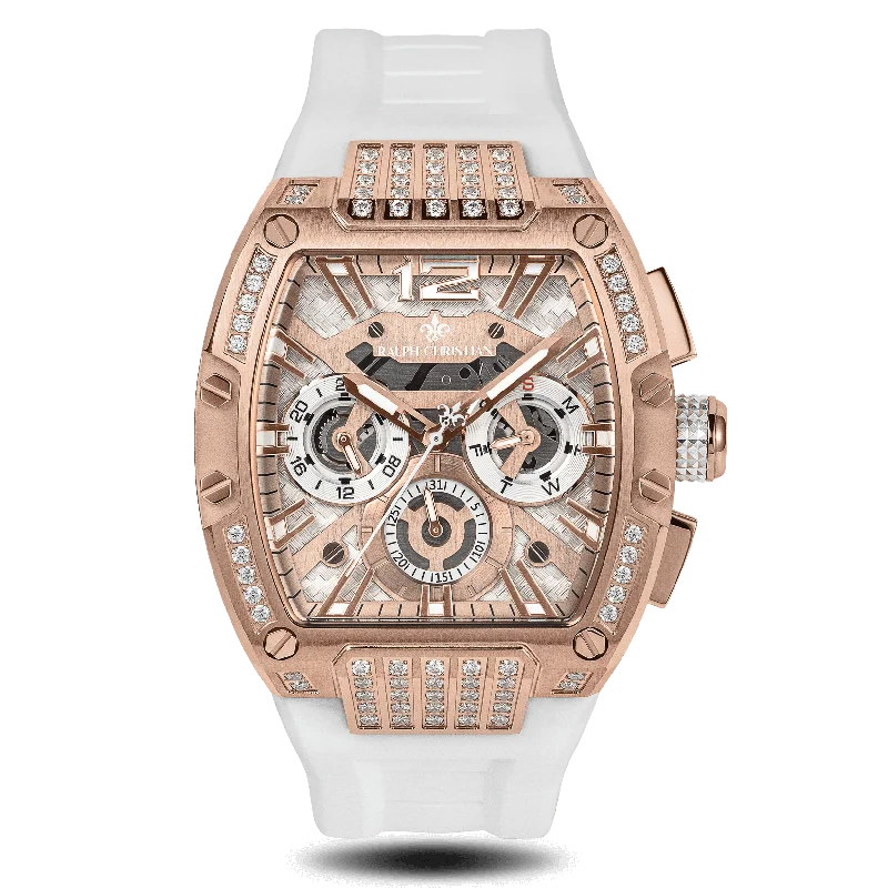 men's mechanical watches with tide style design for sailors -The Intrepid Sport Ice - Gilded White men's mechanical watches with tide style design for sailors -The Intrepid Sport Ice - Gilded White