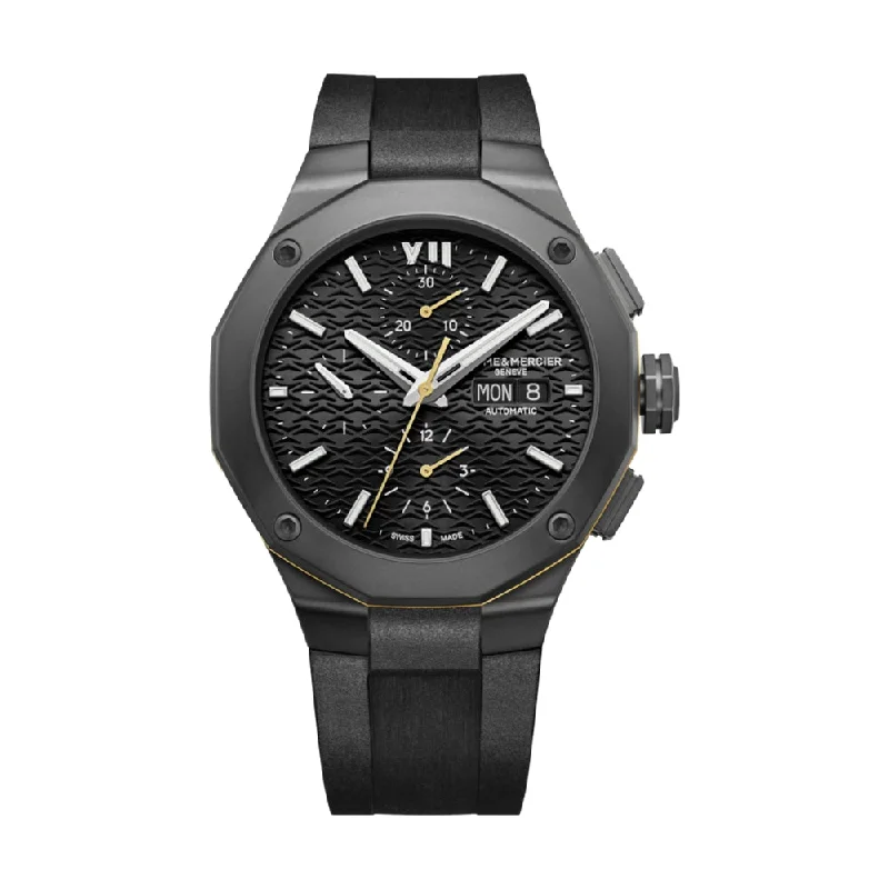 men's digital watches with LED light style design -Riviera 43mm 10625