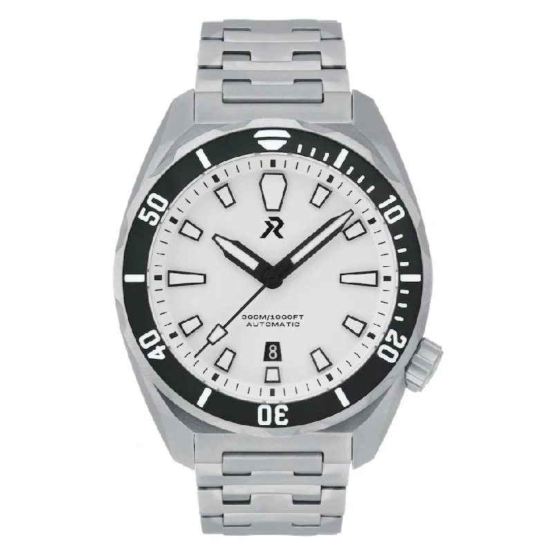 men's field watches with polyurethane style straps -RZE Aspirare Automatic Diamond White men's field watches with polyurethane style straps -RZE Aspirare Automatic Diamond White